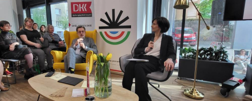 Stęszewski DKK na spotkaniu z Michałem Rusinkiem, 10 maja 2023